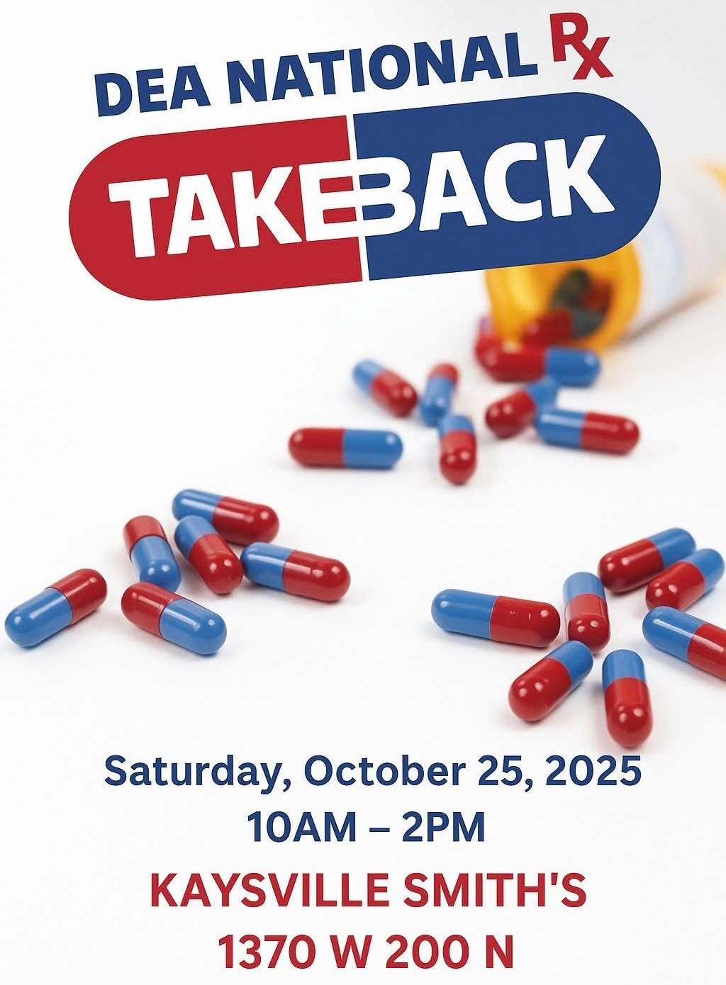 National Drug Take Back Day Graphic